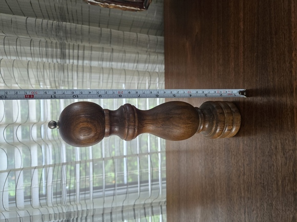 Catalina VTG Wood Pepper Mill 11.5" signed - Picture 8 of 9